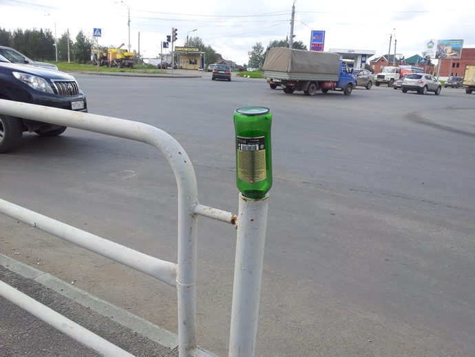 Мусор на улицах города Челябинск